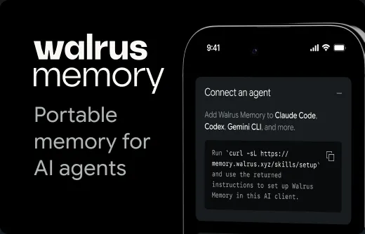 Walrus Memory — portable memory for AI agents